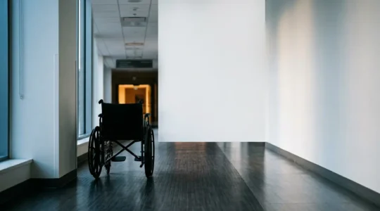 Hospital corridor representing maternal healthcare disparities affecting Black women