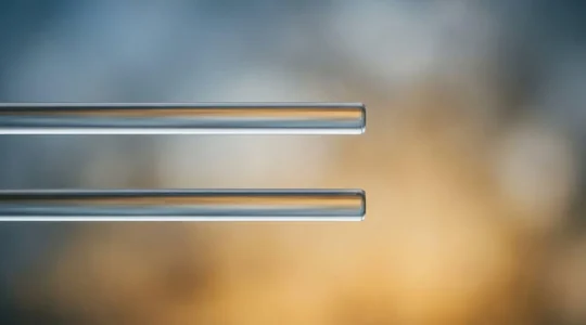 Abstract visualization representing the range of statistical uncertainty in medical research findings