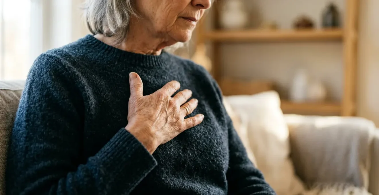 A medical concept depicting heart health monitoring and awareness for adults over 50