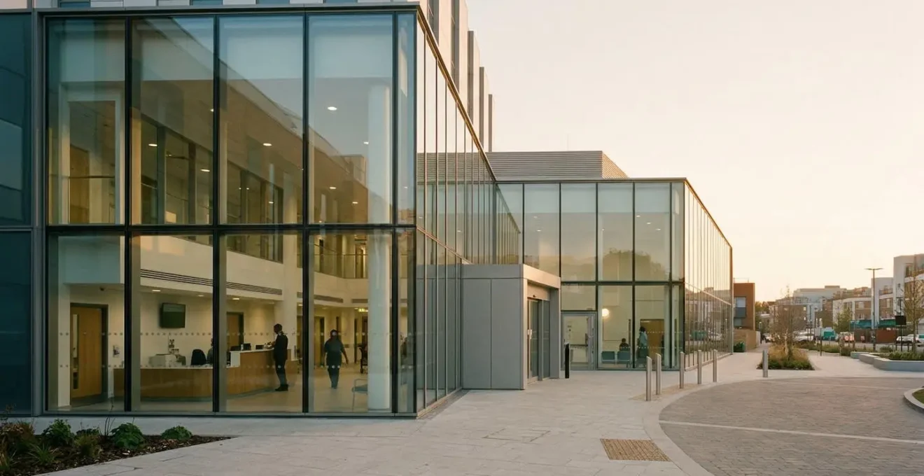 Patient navigating healthcare referral pathway to London specialist teaching hospital