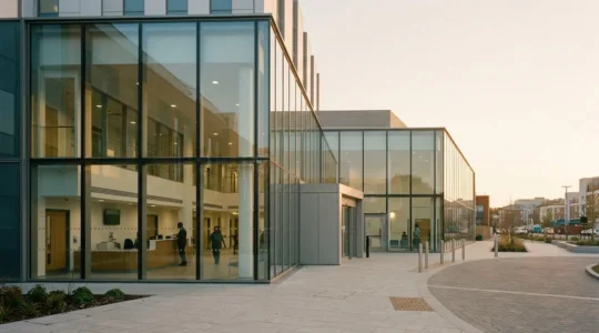 Patient navigating healthcare referral pathway to London specialist teaching hospital