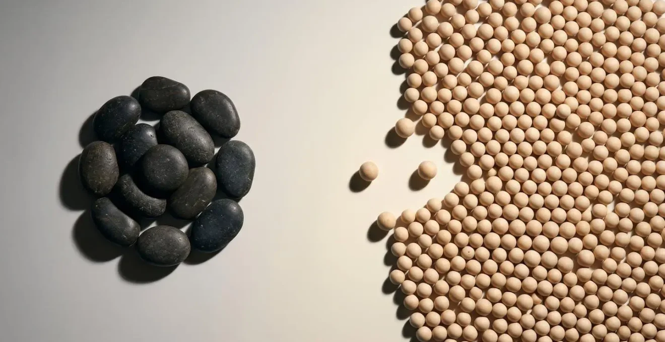 Symbolic representation of statistical concepts through geometric forms and natural elements