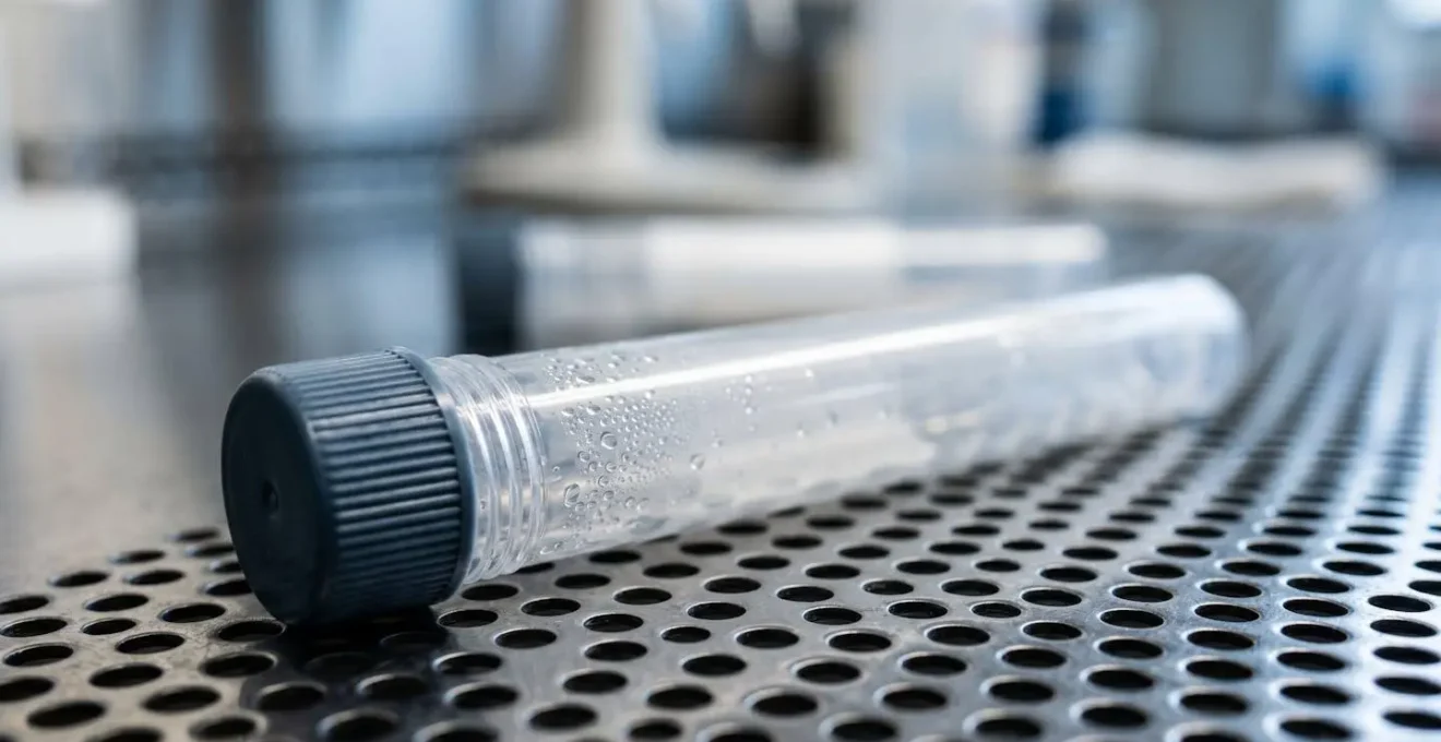 Conceptual visualization of biological sample transport and analysis workflow